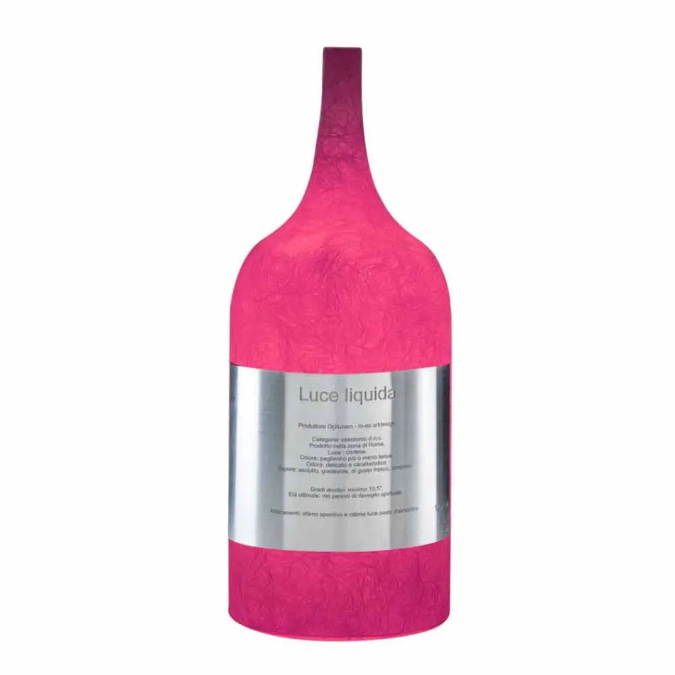 Lámpara de mesa en nebulita coloreada In-es.artdesign Luce Liquid1 Viadurini