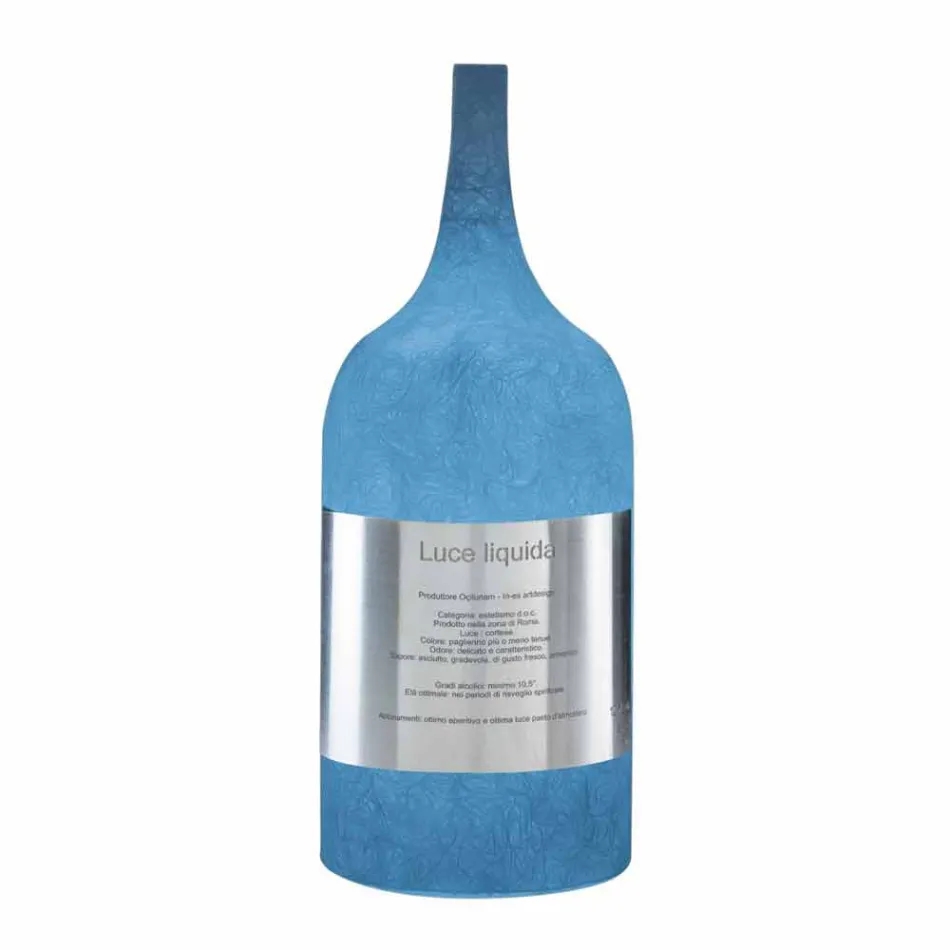 Lámpara de mesa en nebulita coloreada In-es.artdesign Luce Liquid1 Viadurini