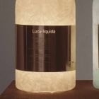 Lámpara de mesa en nebulita coloreada In-es.artdesign Luce Liquid1 Viadurini