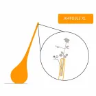 Lámpara de plástico de diseño con florero luminoso - Ampolla de Myyour Viadurini