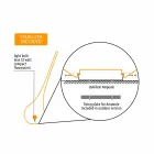 Lámpara de plástico de diseño con florero luminoso - Ampolla de Myyour Viadurini