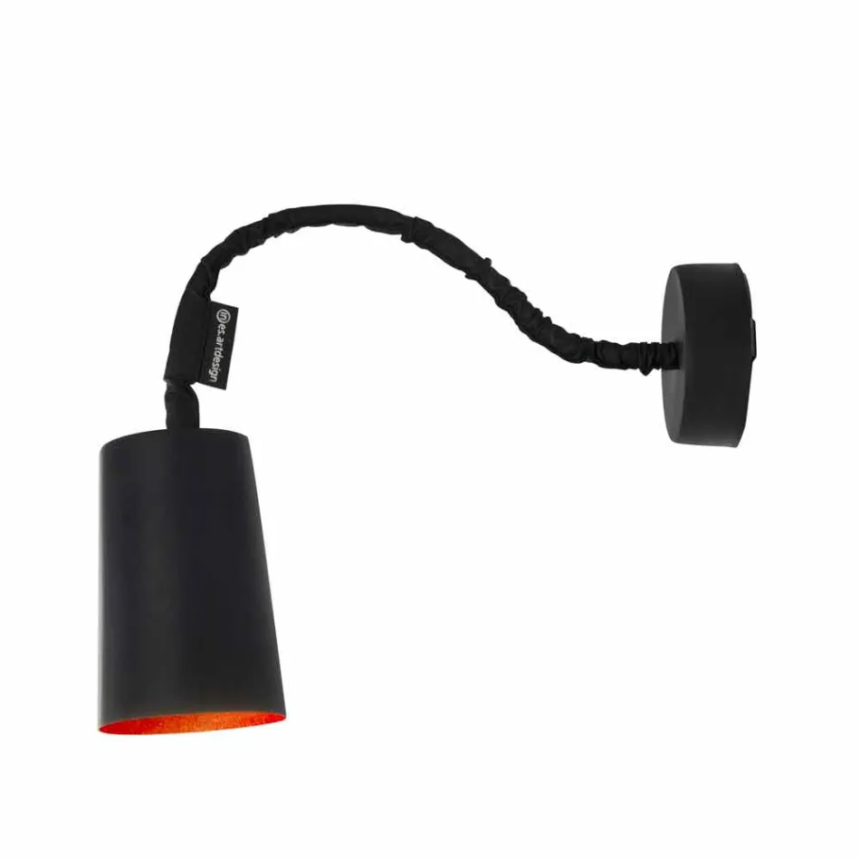 Lámpara de resina de pared In-es.artdesign Pintura con una tabla moderna. Viadurini