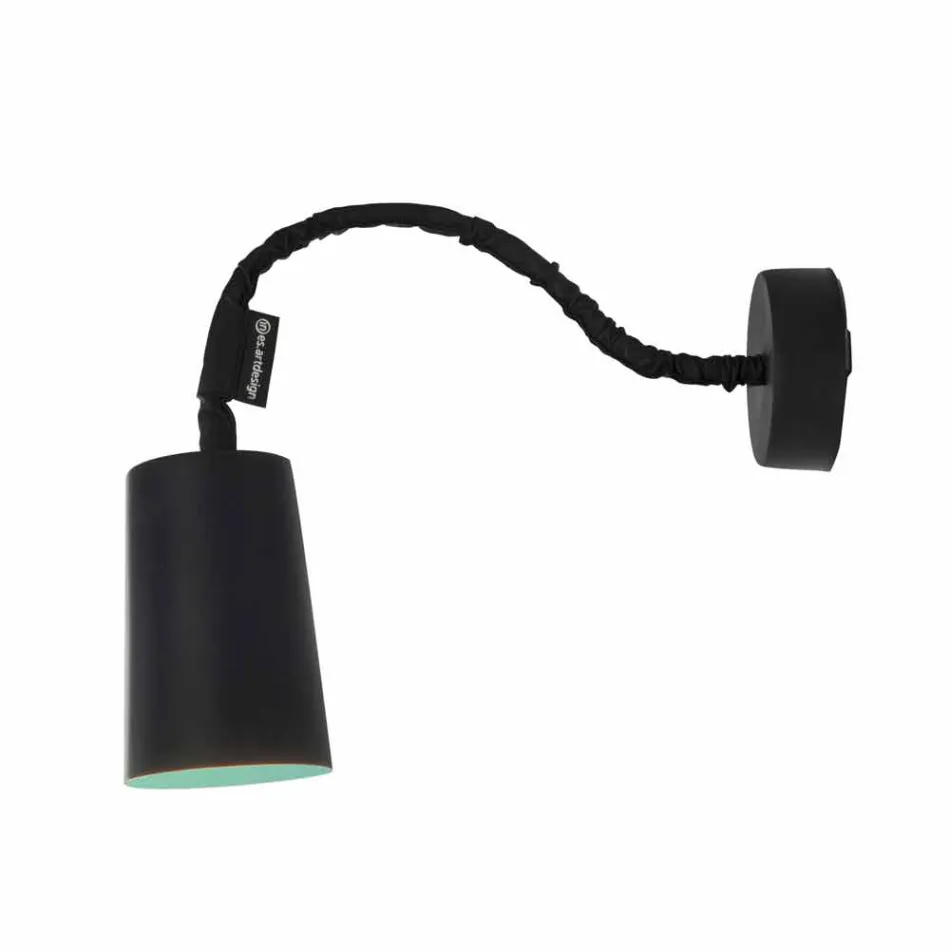 Lámpara de resina de pared In-es.artdesign Pintura con una tabla moderna. Viadurini