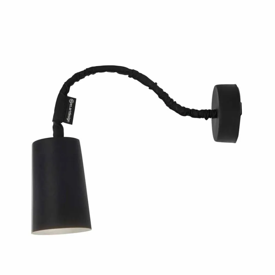 Lámpara de resina de pared In-es.artdesign Pintura con una tabla moderna. Viadurini