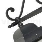 Lámpara de vidrio con estructura de aluminio fundido a presión Made in Italy - Scintilla Viadurini