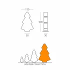 Lámpara de interior de mesa / suelo Slide Lightree Árbol de navidad hecho en Italia Viadurini