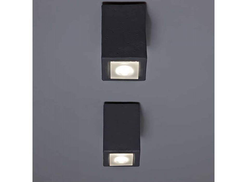 Plafón LED de terracota para exterior, Smith - Toscot Viadurini