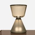 Lámpara de mesa LED de cristal soplado de Murano, fabricada en Italia - Isola