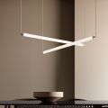 Lámpara LED moderna de cristal estriado con un diseño exclusivo fabricada en Italia - Lys