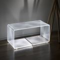 Mesa Brillante LED RGB Acrílico Transparente Decoración Láser - Robiola