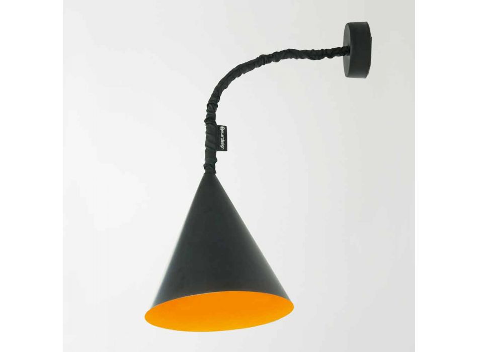 Lámpara de pared moderna In-es.artdesign Jazz con pizarra de resina Viadurini