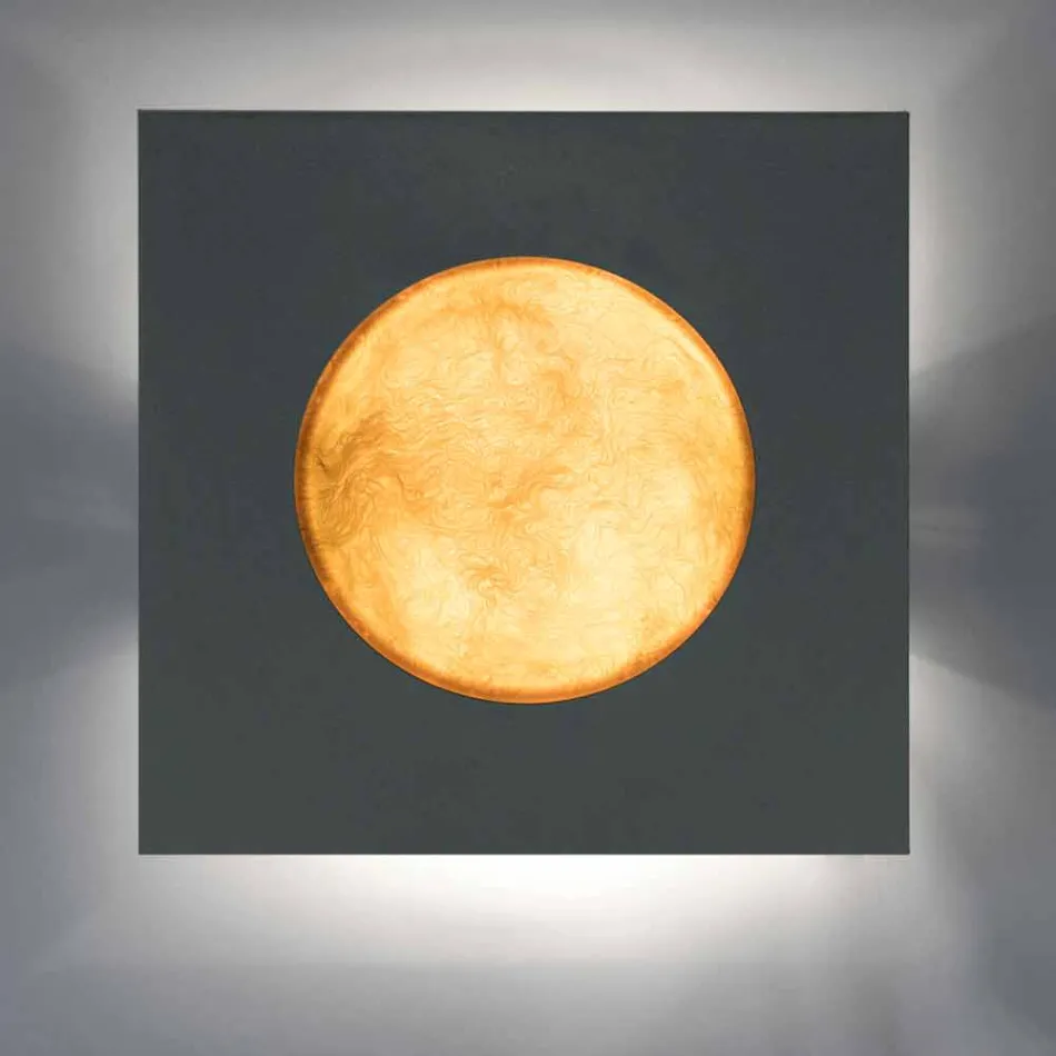 Lámpara de pared moderna In-es.artdesign Washmachine in nebulite Viadurini