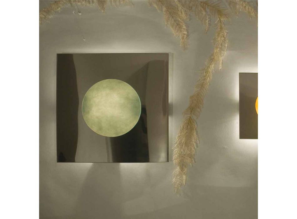 Lámpara de pared moderna In-es.artdesign Washmachine in nebulite Viadurini