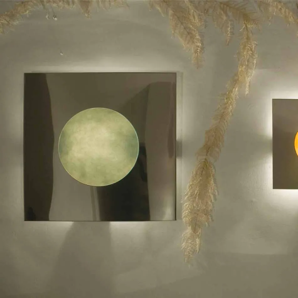 Lámpara de pared moderna In-es.artdesign Washmachine in nebulite Viadurini