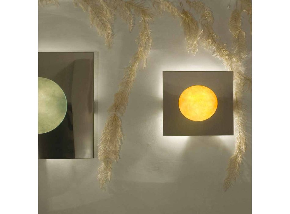Lámpara de pared moderna In-es.artdesign Washmachine in nebulite Viadurini
