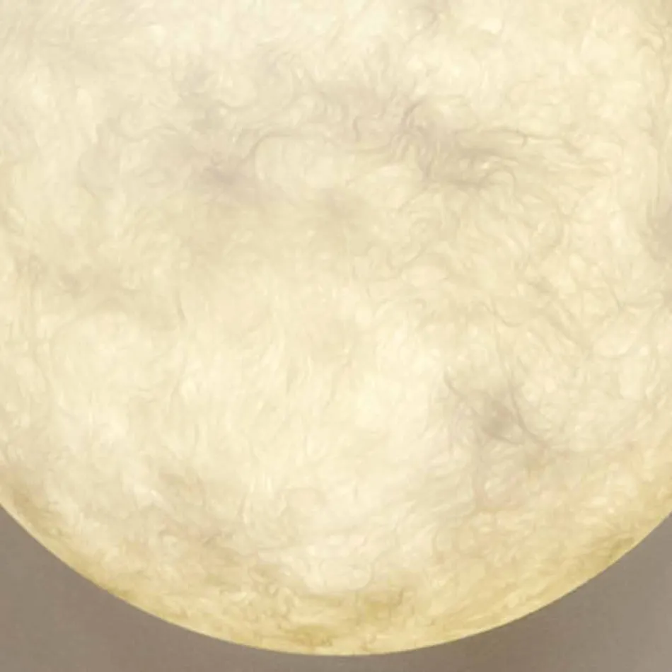 Lámpara de pared moderna In-es.artdesign A. Moon en nebulita Viadurini