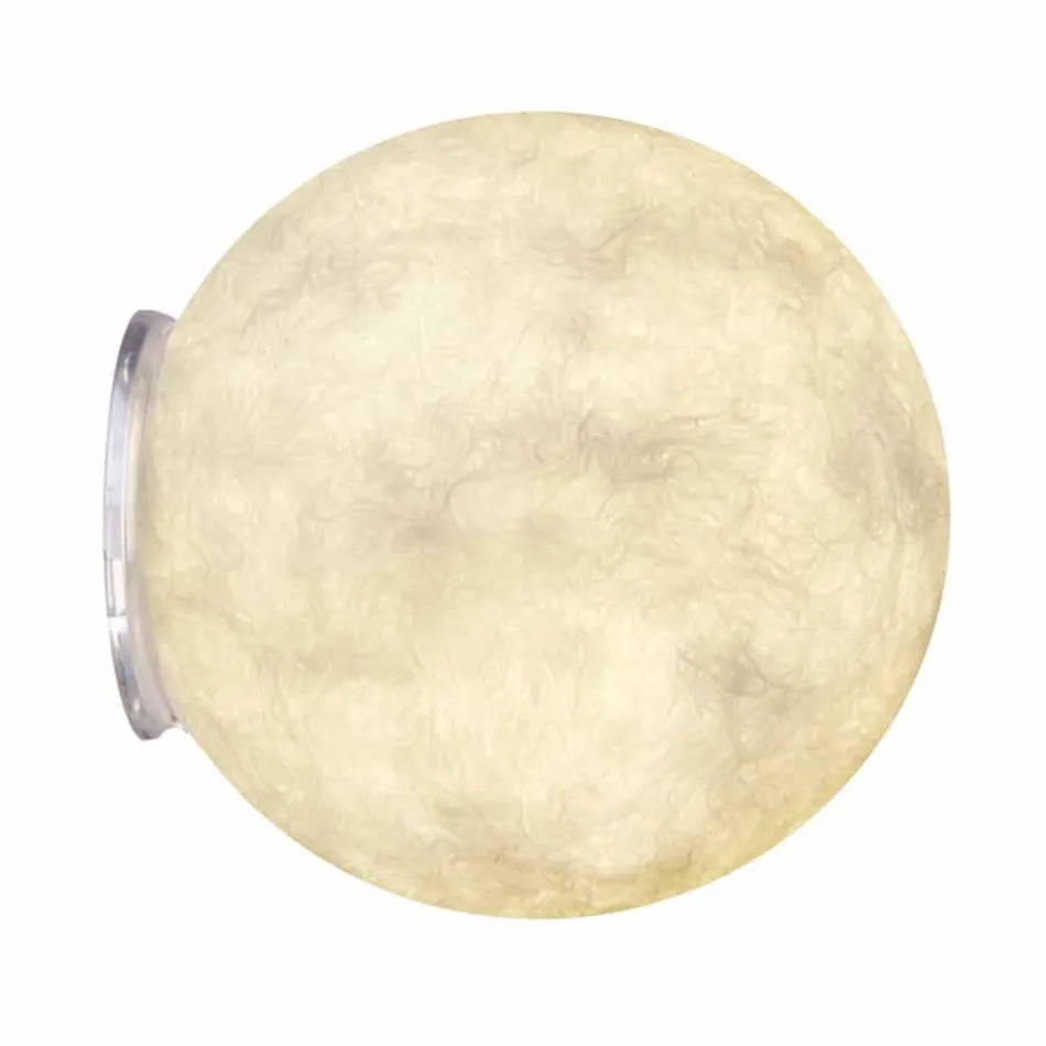 Lámpara de pared moderna In-es.artdesign A. Moon en nebulita Viadurini