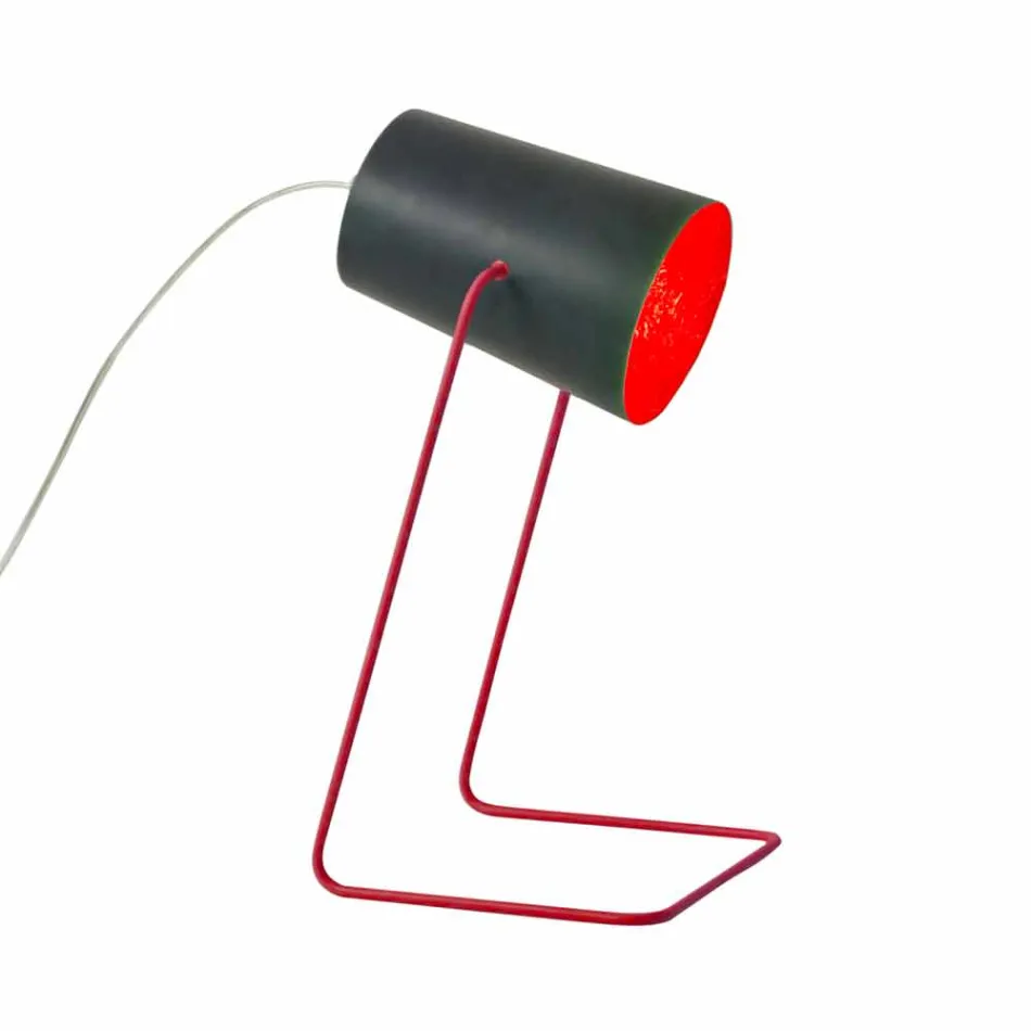 Lámpara de mesa moderna In-es.artdesign Paint T pizarra efecto Viadurini