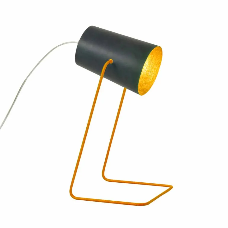 Lámpara de mesa moderna In-es.artdesign Paint T pizarra efecto Viadurini