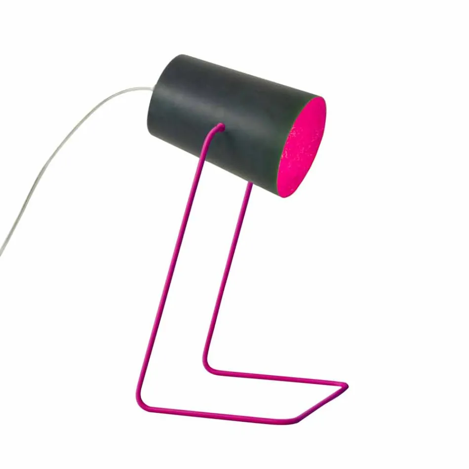 Lámpara de mesa moderna In-es.artdesign Paint T pizarra efecto Viadurini