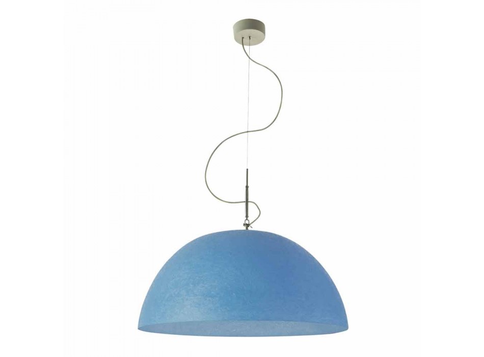 Lámpara moderna In-es.artdesign Mezza Luna nebulita suspendida Viadurini