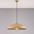 Lámpara moderna de vidrio y metal fabricada en Italia, ideal para cualquier habitación - Cygnus Viadurini