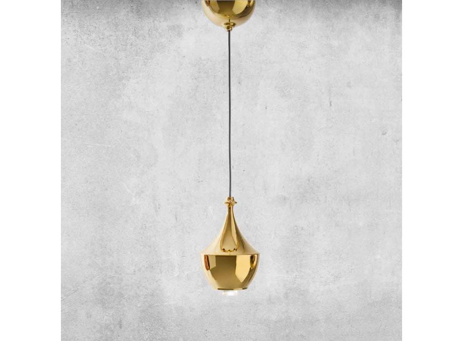 Lámpara colgante moderna de cerámica Made in Italy - Lustrini L3 Aldo Bernardi Viadurini