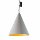 Lámpara suspendida moderna In-es.artdesign Jazz Cemento acabado de cemento Viadurini