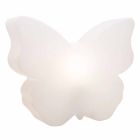 Lámpara para exteriores o interiores, White Butterfly Modern Design - Farfallastar Viadurini