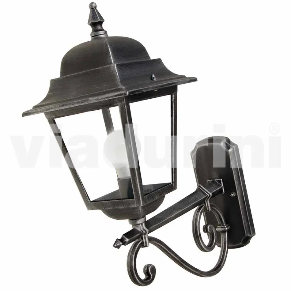 Aplique de exterior de aluminio fabricado en Italia, Aquilina. Viadurini