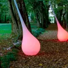 Lámpara de pie RGB Jarrón de decoración con diseño de plástico - Ampolla de Myyour Viadurini