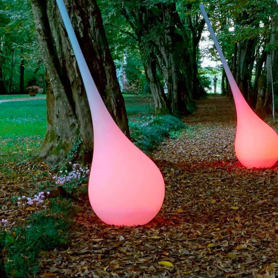 Lámpara de pie RGB Jarrón de decoración con diseño de plástico - Ampolla de Myyour Viadurini