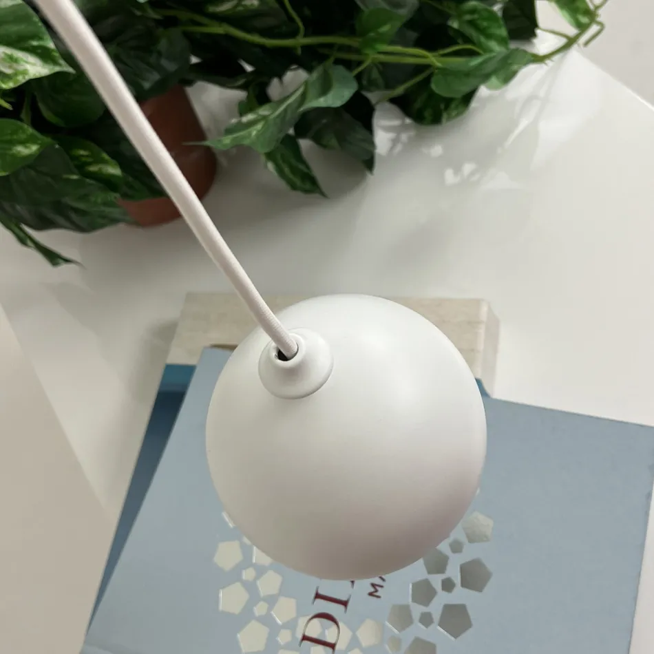 Lámpara moderna suspendida en cerámica hecha en Italia - Lustrini L5 Aldo Berrnardi Viadurini