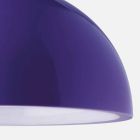 Lámpara de suspensión de color Slide Cupole de polietileno fabricada en Italia. Viadurini