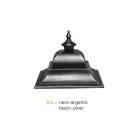 Lámpara de suspensión para exterior en aluminio y vidrio Made in Italy - Bonaria Viadurini