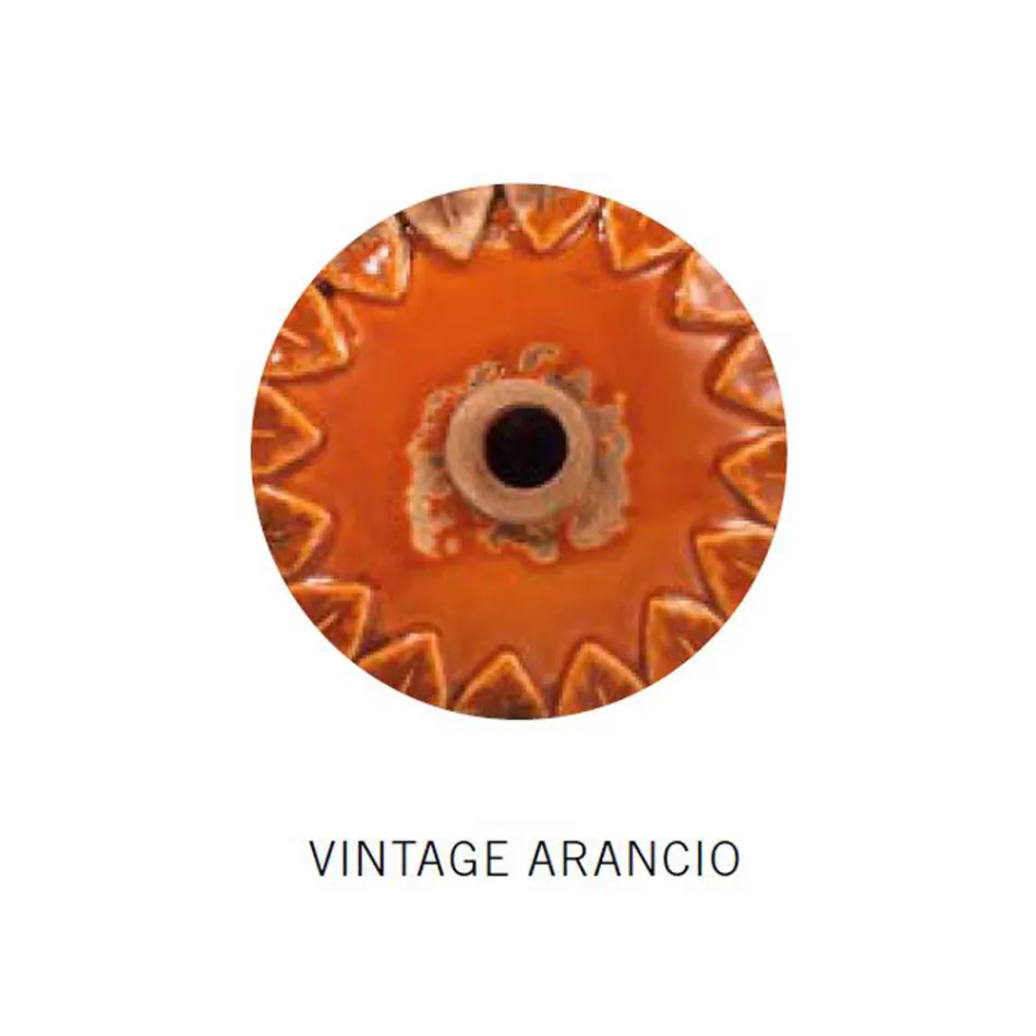 Lámpara de Suspensión de Diseño Industrial en Hierro, Vidrio y Cerámica - Urban Viadurini