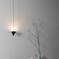 Lámpara Suspendida en Alambre de Aluminio Negro y Cono de Gran Diseño - Mercado