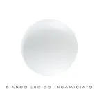 Lámpara colgante artesanal en vidrio Venecia blanco soplado - Nieve Viadurini