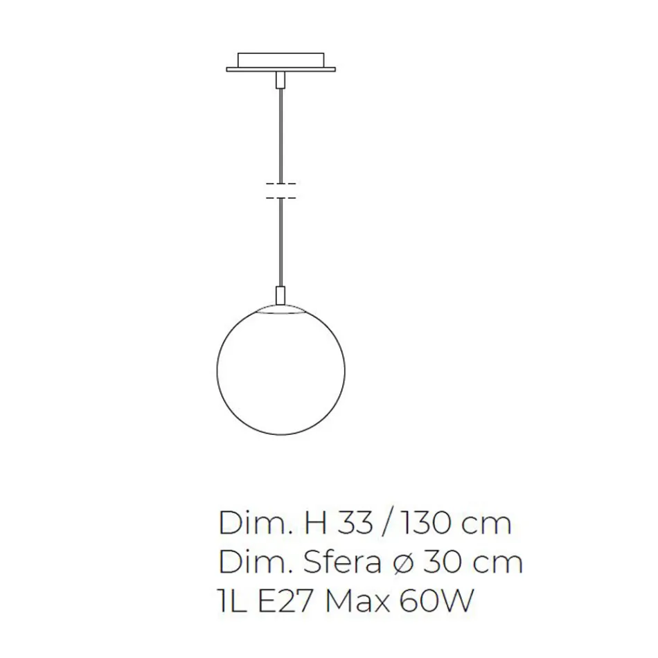 Lámpara colgante artesanal en vidrio soplado veneciano con carcasa - Nova Viadurini
