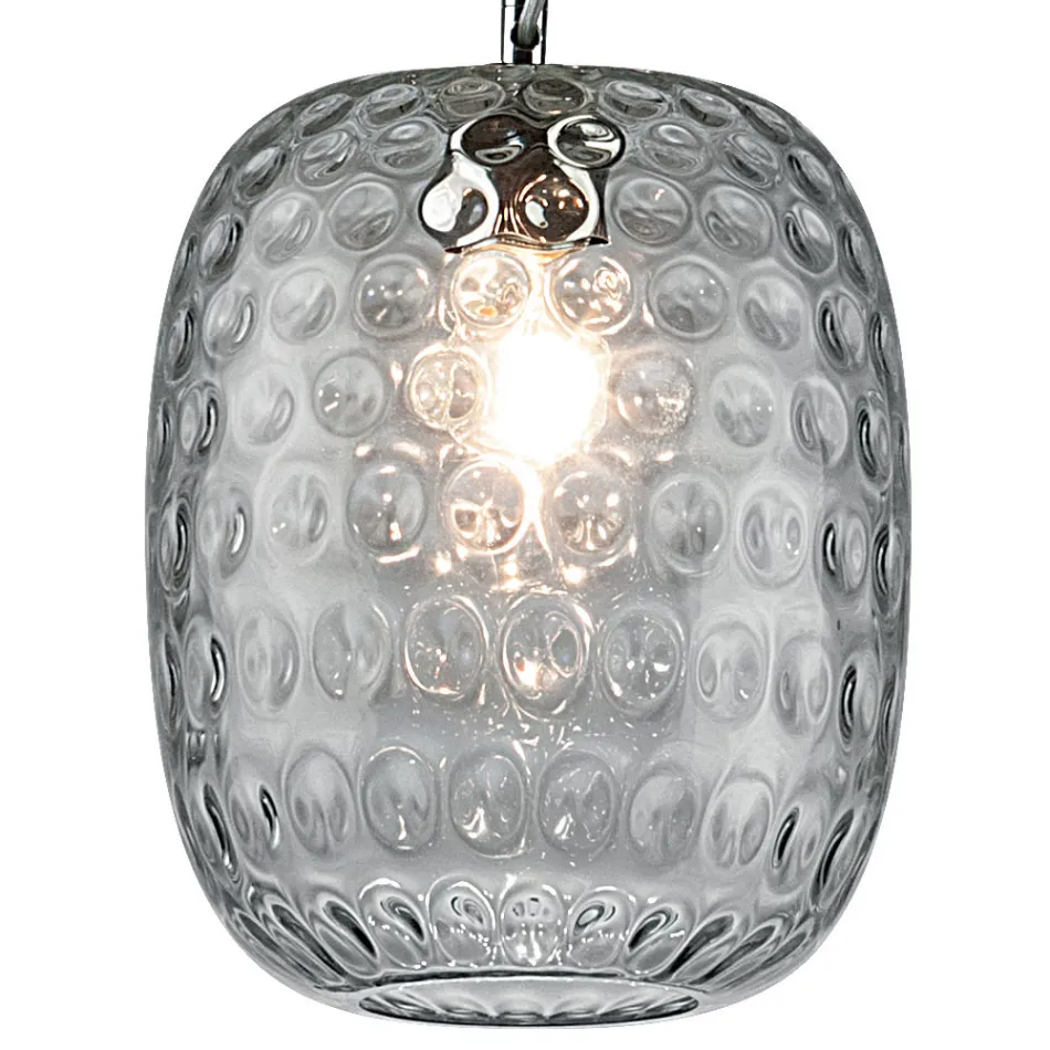 Lámpara colgante artesanal en vidrio veneciano soplado - Cloe Balloton Viadurini