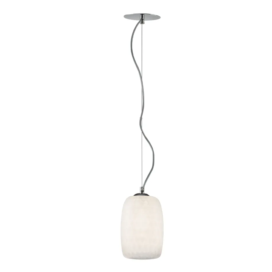 Lámpara colgante artesanal en vidrio veneciano soplado - Cloe Balloton Viadurini