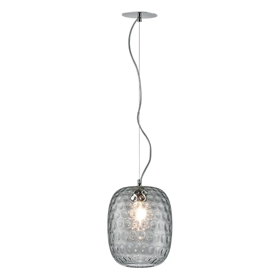 Lámpara colgante artesanal en vidrio veneciano soplado - Cloe Balloton Viadurini