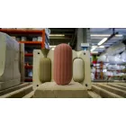 Lámpara colgante de cerámica retro amarilla o verde Made in Italy - Ferroluce Lariat Viadurini