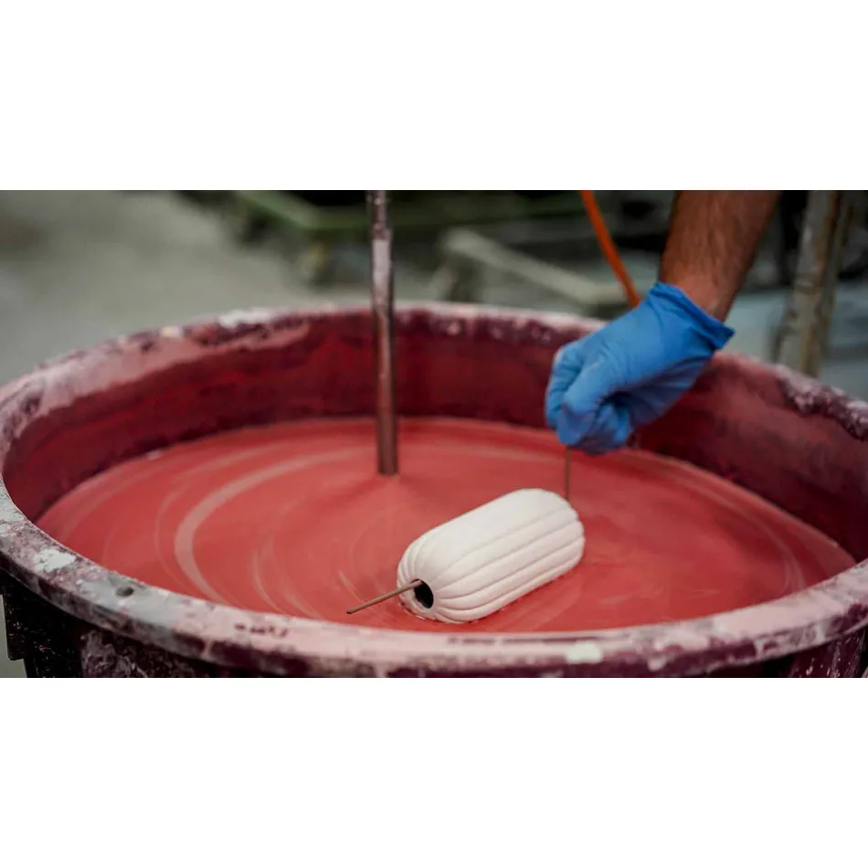 Lámpara colgante de cerámica retro amarilla o verde Made in Italy - Ferroluce Lariat Viadurini