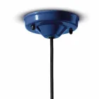 Lámpara de suspensión de estilo retro en cerámica Made in Italy - Ferroluce Caxixi Viadurini