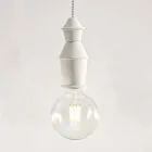 Lámpara suspendida de diseño cerámico - Destino de Aldo Bernardi Viadurini