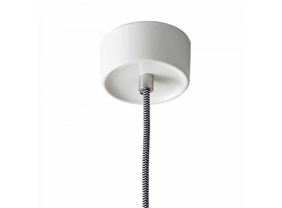 Lámpara de suspensión de diseño moderno en cerámica hecha en Italia Asia. Viadurini