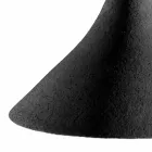 Lámpara de suspensión en gres antracita e interior blanco de diseño moderno - Edmondo Viadurini