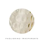 Lámpara colgante de cristal veneciano y metal cromado, fabricada en Italia - Calima Viadurini