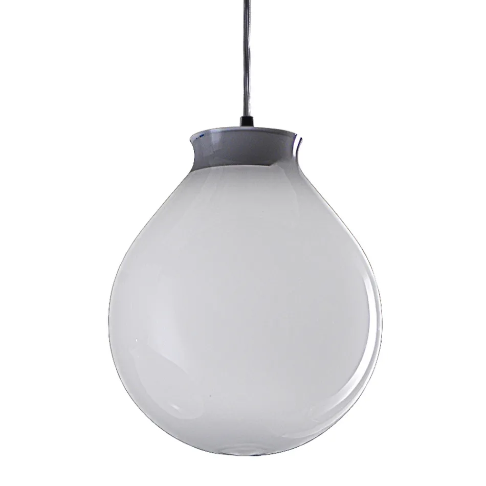Lámpara colgante de vidrio veneciano soplado a mano - Globo Viadurini